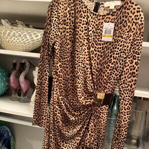 MICHAEL KORS LEOPARD WOMEN'S DRESS SHORT